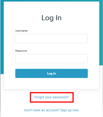 How to reset password?